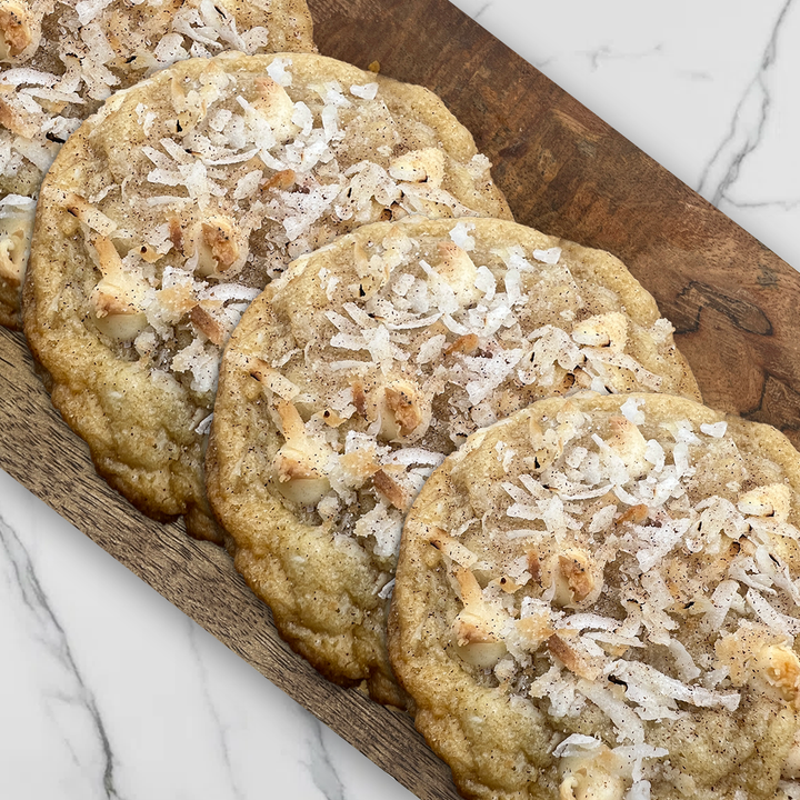 "White choco Coconut  Cookie Assortment - 18 Irresistible Treats"